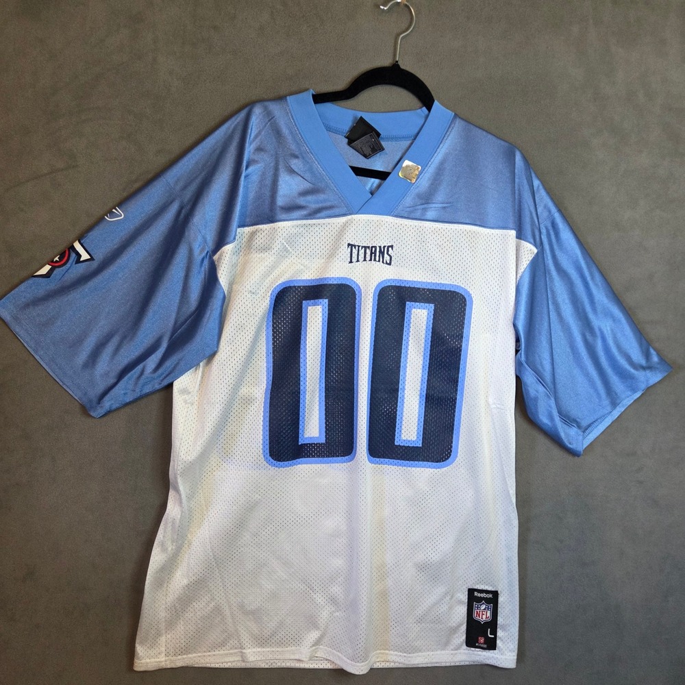 Tennessee Titans NFL Football Jersey Reebok Men's Large Sportswear Team Apparel